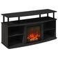 HOMLUX 47" TV Stand with No Heat Electric Fireplace in Americano and Black, , large