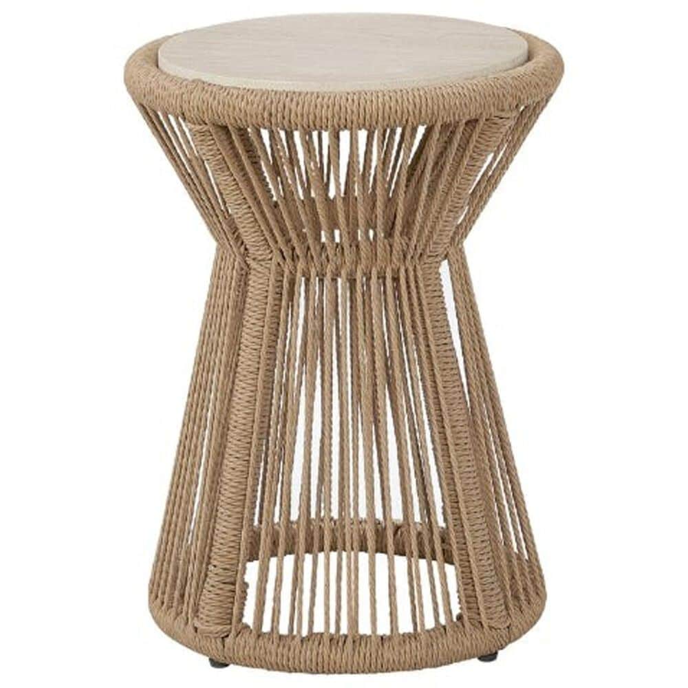 Sterling Timber Trilogy Rope Spot Table in Vanilla, , large