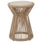 Sterling Timber Trilogy Rope Spot Table in Vanilla, , large
