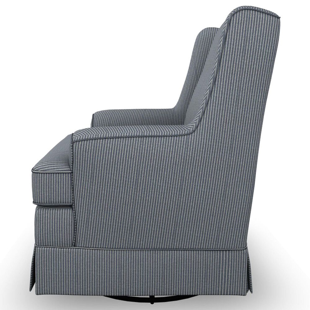 Best Home Furnishings Natasha Swivel Glider Chair in Chambray NFM
