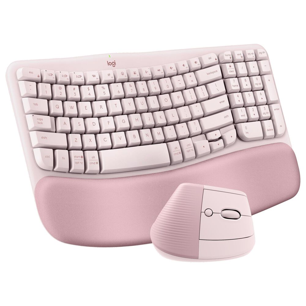 Logitech Ergo Wave Keys and Lift Combo in Rose, , large