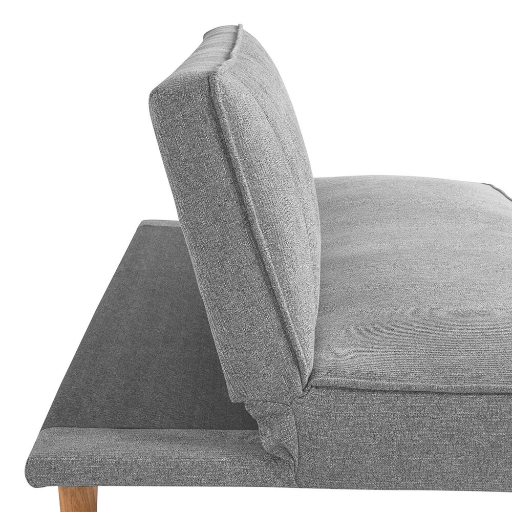 Lifestyle Solutions Salem Convertible Sofa in Light Gray, , large