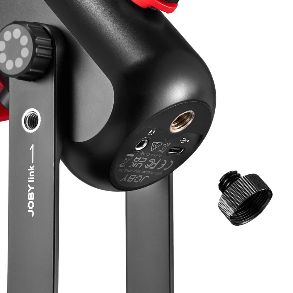 Joby Wavo POD Microphone in Black and Red, , large