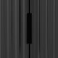 HOMLUX 51" Fluted Kitchen Island with Drop Leaf in Black Ash, , large