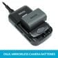 Bower DSLR Universal Charger with Rechargeable Batteries in Black, , large