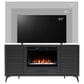 Legends Home Malibu 64" Corner Fireplace Console in Seal Skin, , large