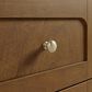 James Martin Laurent 60" Double Bathroom Vanity in Honey Oak with 3 cm Eternal Jasmine Pearl Silestone Top and Rectangular Sinks, , large