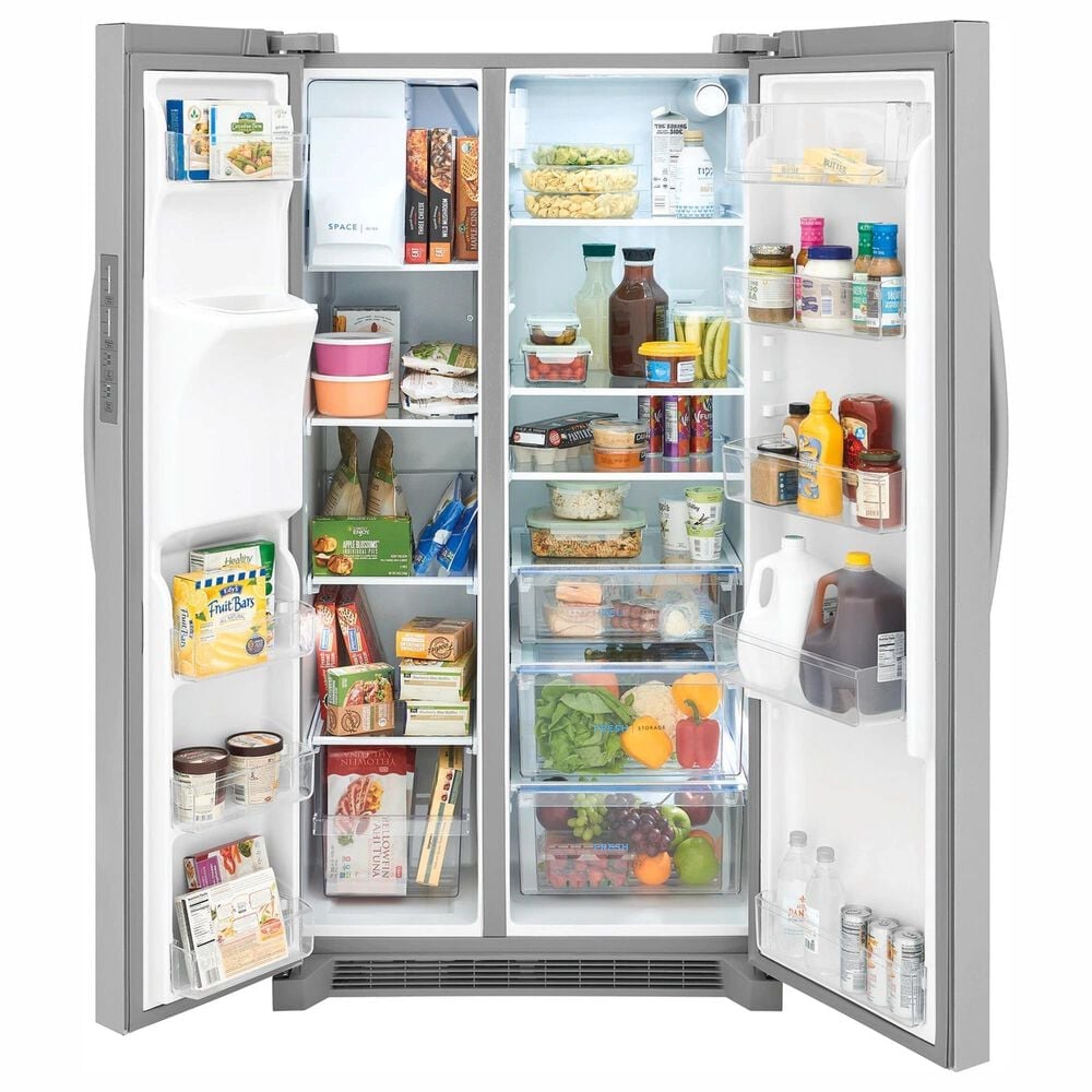 Frigidaire 36&quot; Counter-Depth Side-by-Side Refrigerator in Stainless Steel, , large