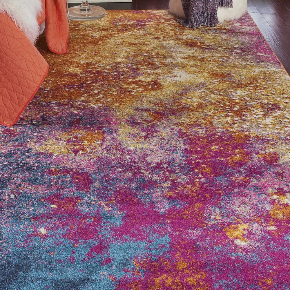 Nourison Passion PSN10 3&#39;9&quot; x 5&#39;9&quot; Sunburst Area Rug, , large
