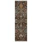 Dalyn Rug Company Silk Road Chocolate, Beige, Copper, Gold, Sage, Navy and Paprika 2"3" x 7"6" Runner, , large