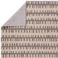 Jaipur Hadi Emir 5" x 8" Feather Gray, Bungee Cord and Almond Milk Area Rug, , large