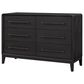 Sterling Timber Elure Youth 6-Drawer Dresser in Peppercorn, , large