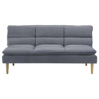 blue convertible sofa