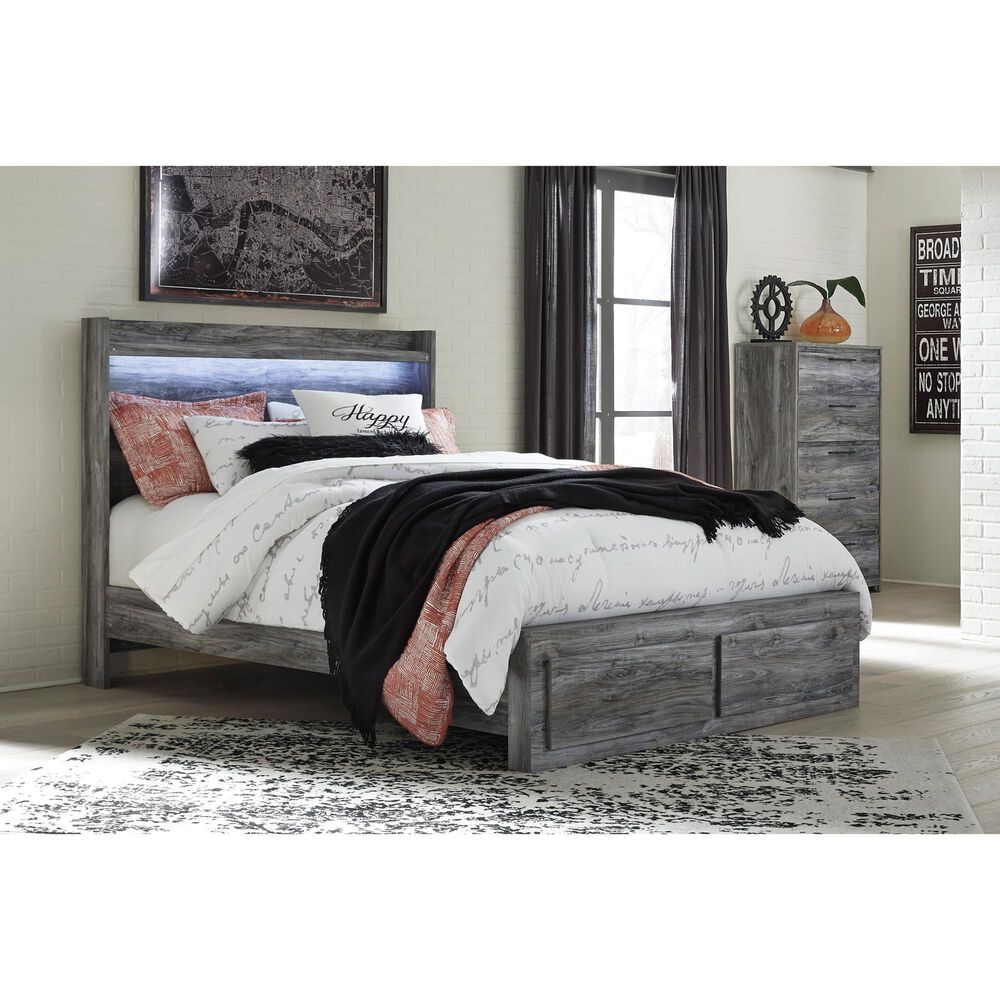 Ashley Baystorm 4-Piece Queen Bedroom Set in Gray, , large