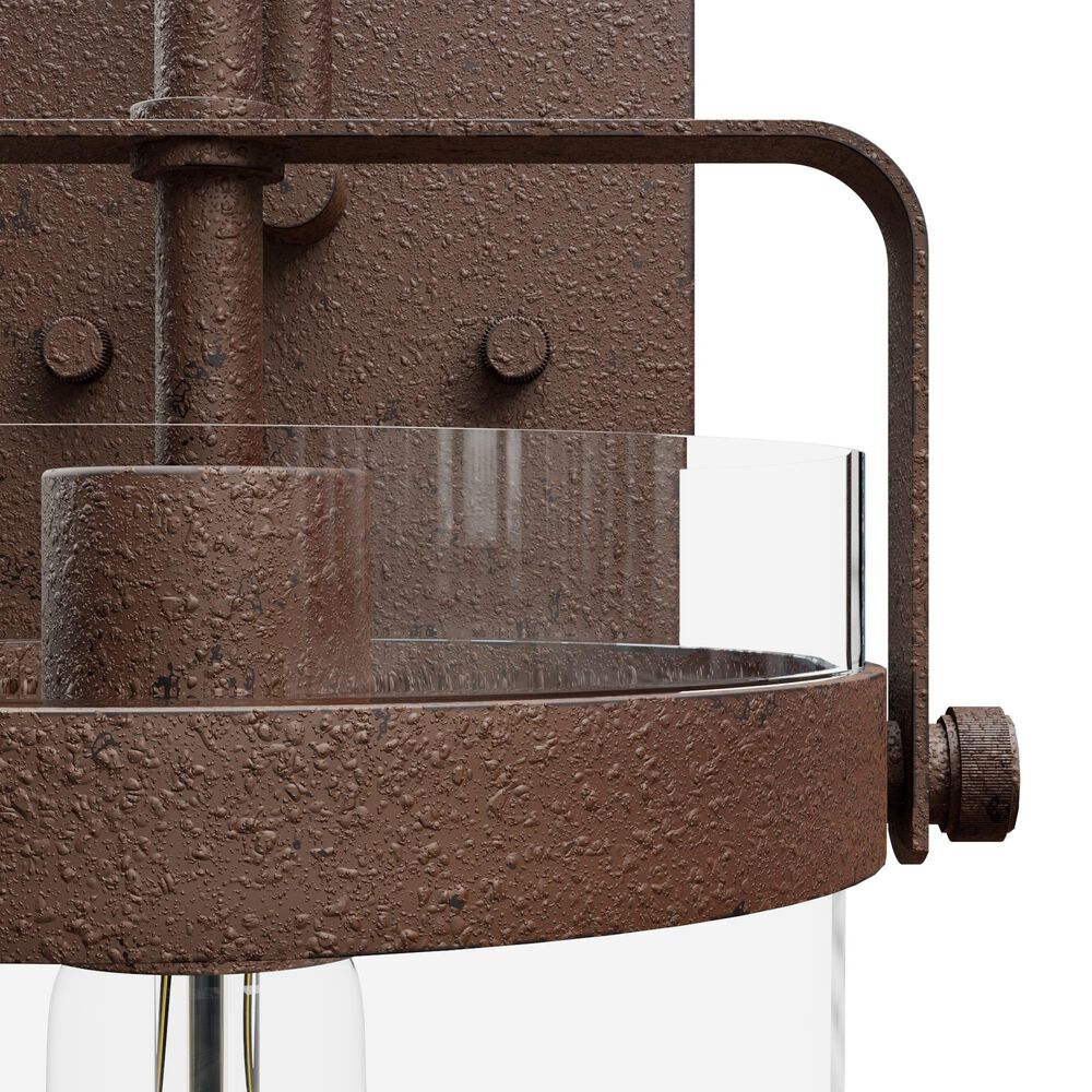 Hunter Karloff Sconce in Textured Rust, , large