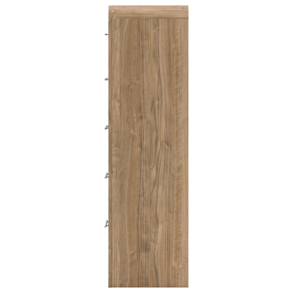 Ashley Gramburg 5-Drawer Chest in Warm Natural Brown, , large