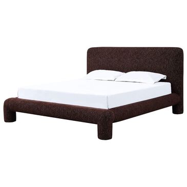37B Anansi Mocoa Queen Upholstered Platform Bedframe in Mongoose, , large