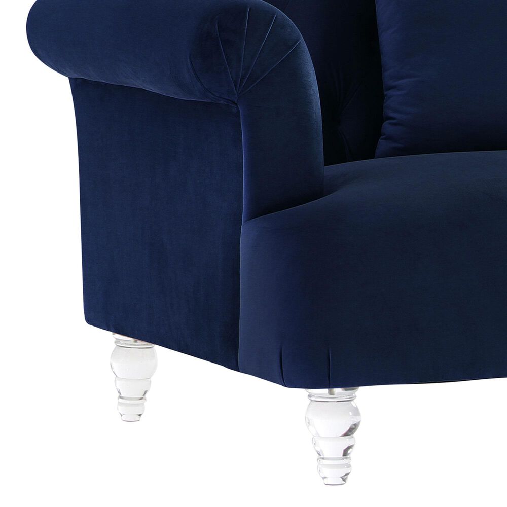 Blue River Elegance Accent Chair in Blue, , large