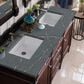James Martin Vanities Brittany 60" Double Bathroom Vanity in Burnished Mahogany with 3 cm Parisien Bleu Quartz Top and Rectangular Sinks, , large