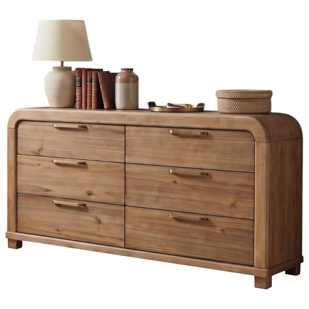 Urban Home Kione King Platform Bed with Dresser and Nightstand in Brown, , large