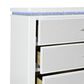Global Furniture USA Alina 9-Drawer Dresser with Mirror in White, , large