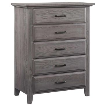 Oxford Baby Chandler 5-Drawer Chest in Graphite Gray, , large