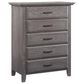 Oxford Baby Chandler 5-Drawer Chest in Graphite Gray, , large