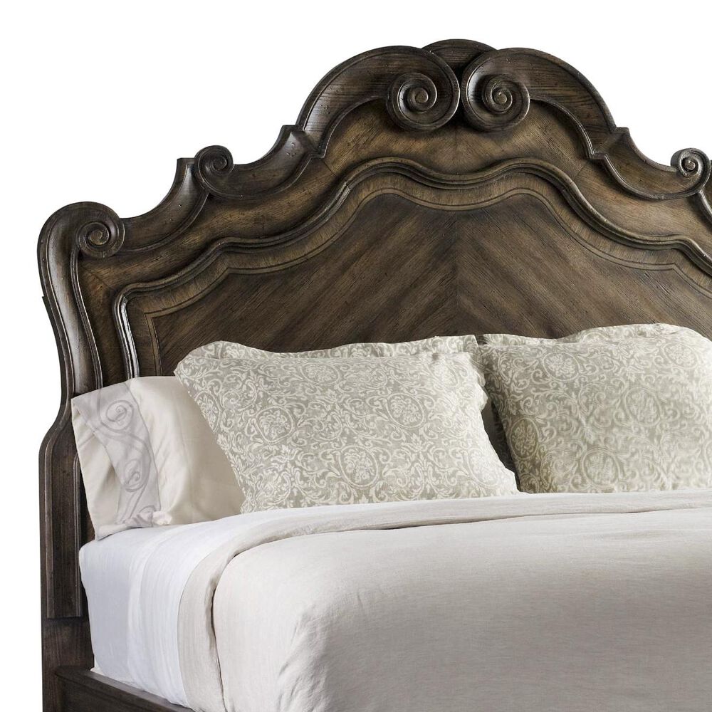 Hooker Furniture Rhapsody King Panel Bed in Reclaimed Natural, , large