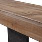 Uttermost Freddy Console Table in Weathered Oak and Black, , large
