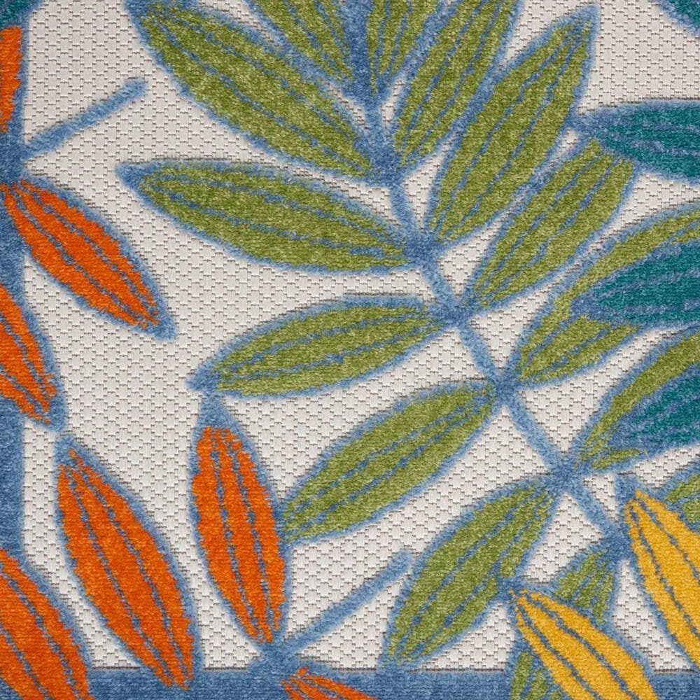 Nourison Aloha 3&#39; x 5&#39; Ivory and Multicolor Indoor/Outdoor Area Rug, , large