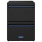 Thor Kitchen Gordon Ramsay 5.4 Cu. Ft. Undercounter Drawer Refrigerator with Blue Handle Kit in Black, , large
