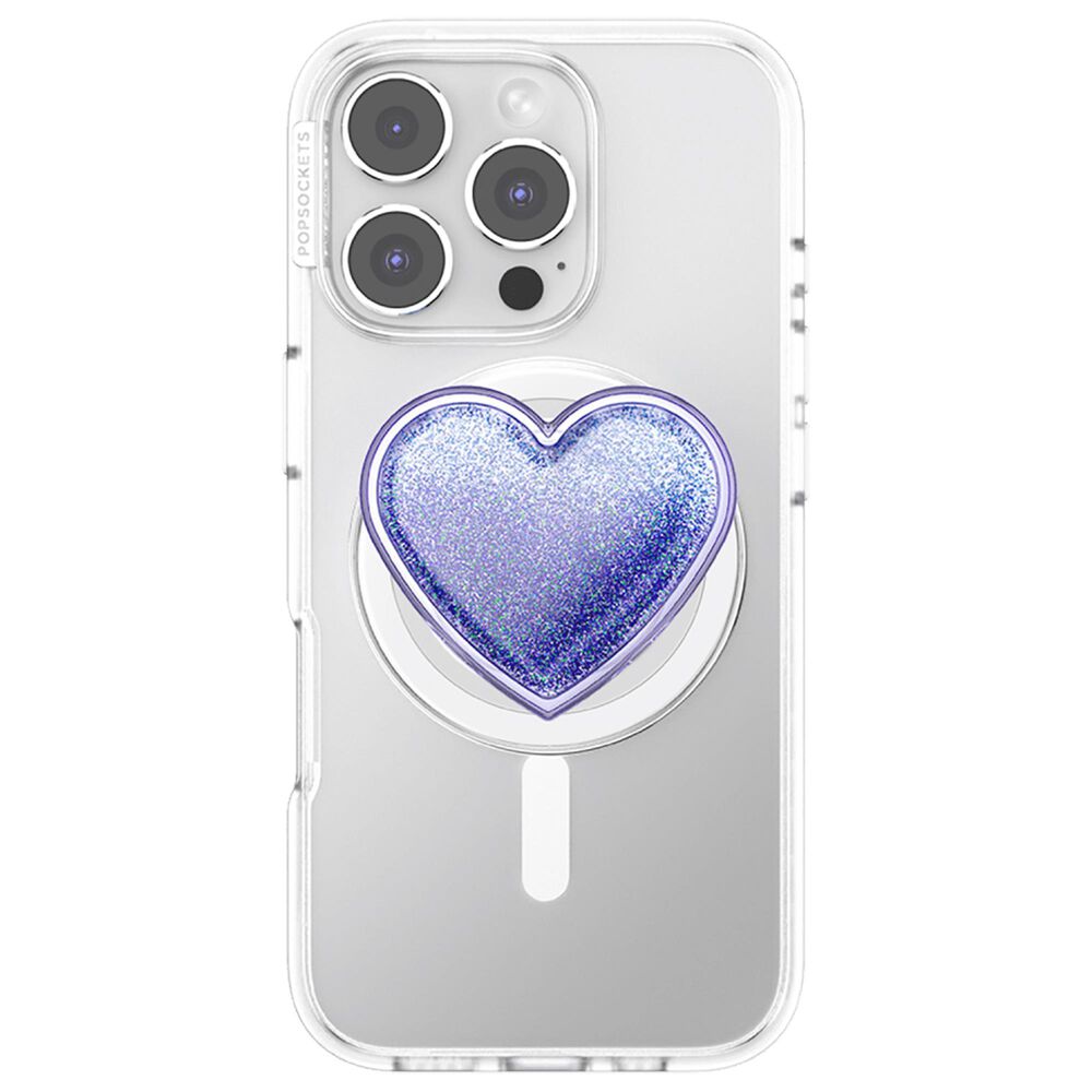 PopSockets MagSafe Circle PopGrip in Tidepool Squishy Heart Lavender, , large