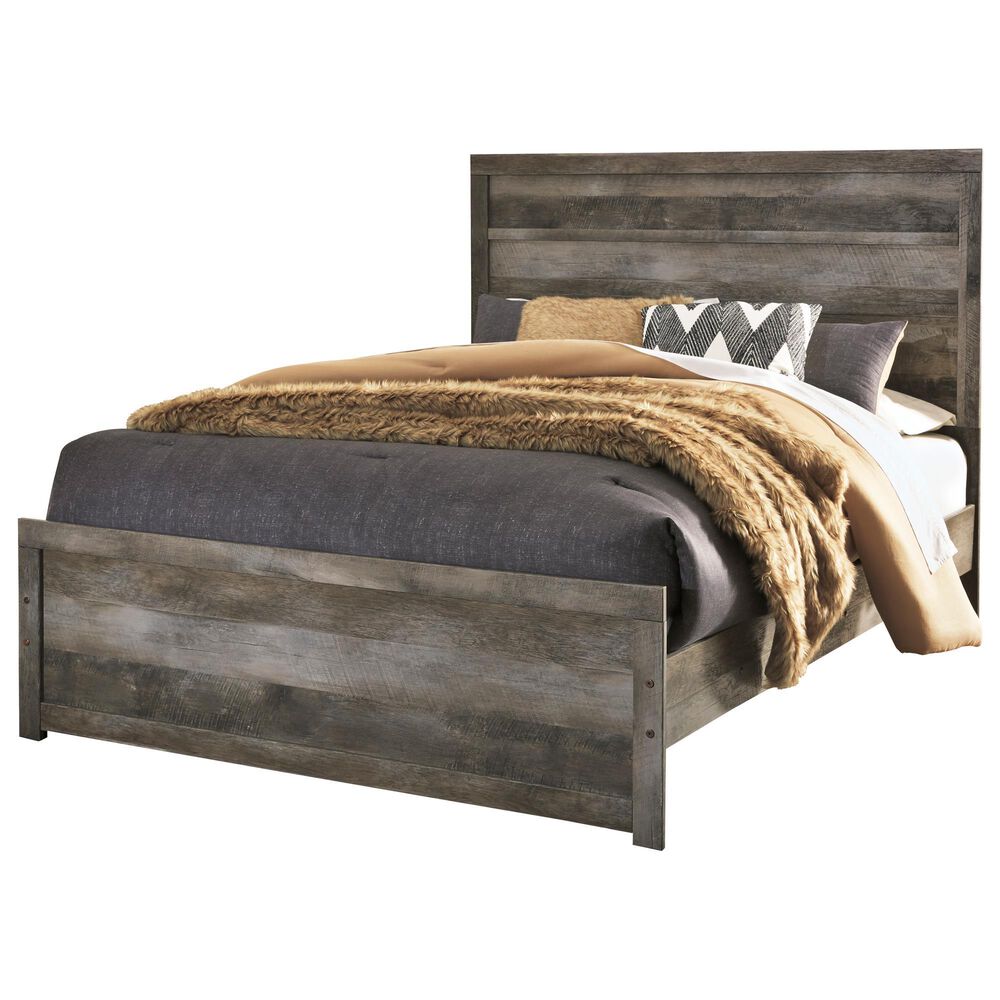 Ashley Wynnlow Queen Panel Bed in Gray, , large