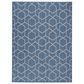 Nourison Horizon HOZ01 Denim 4" x 6" Indoor/Outdoor Area Rug, , large