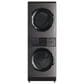 Electrolux 600 Series 4.5 Cu. Ft. Washer and 8 Cu. Ft. Electric Dryer Stack Laundry with Satin White Ergorapido Vacuum in Titanium, , large