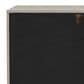 Bassett Mirror Company Ripple Effect 3-Door Server in Smokey Mocha and High Gloss Black, , large