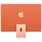 Apple 24-Inch iMac All-in-One Desktop - Apple M4 chip - 10-core CPU - 16GB RAM - 10-core GPU - 512GB SSD in Orange with 3-Year AppleCare+, , large