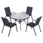 Redline Creation Inc. 5-Piece Patio Dining Set in Black, , large