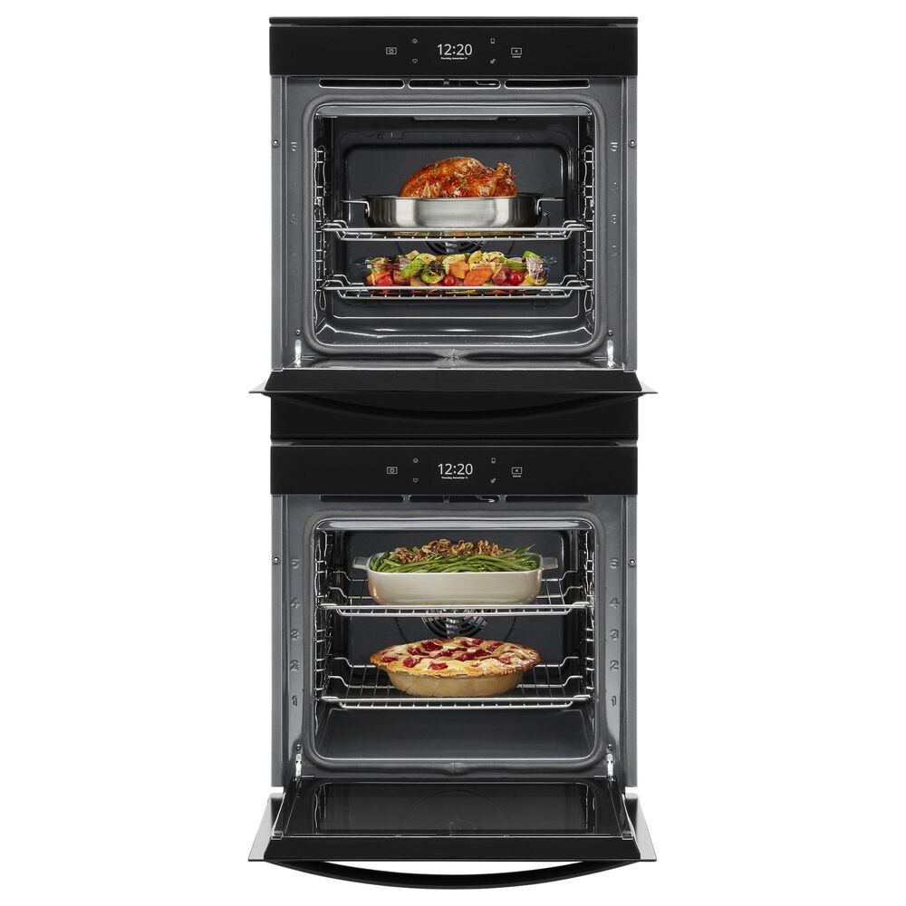 Whirlpool 24&quot; Double Electric Wall Oven with Convection in Black, , large