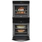 Whirlpool 24" Double Electric Wall Oven with Convection in Black, , large