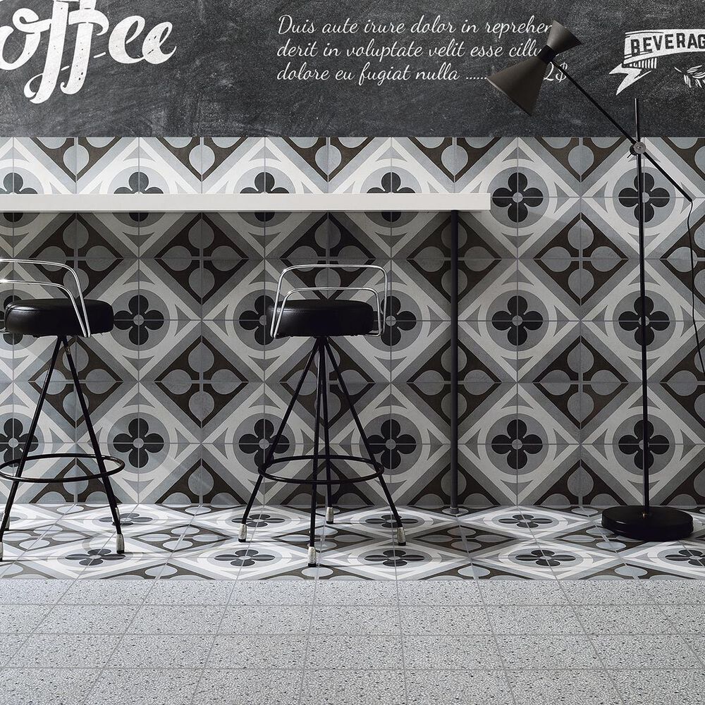 Arizona Tile Cementine Retro 1 8" x 8" Porcelain Tile, , large