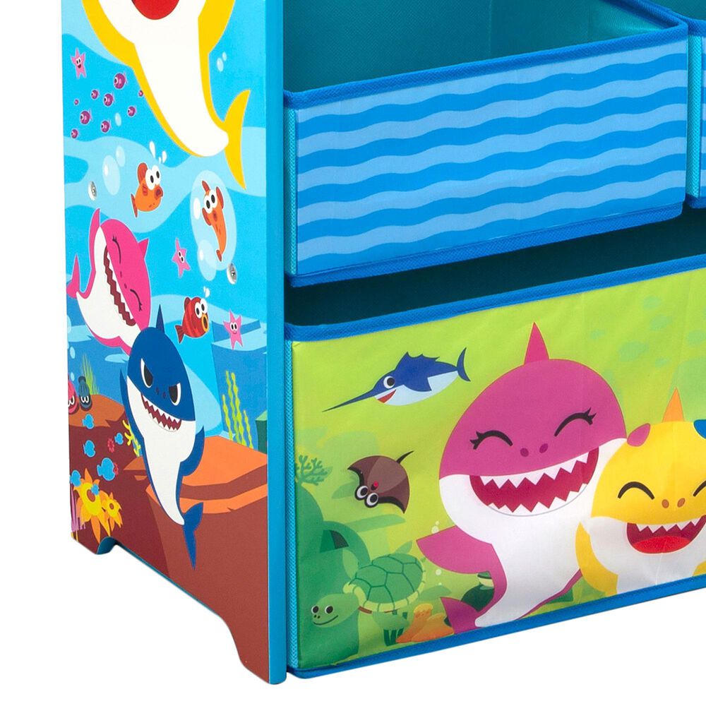 Delta Baby Shark 6Bin Toy Organizer in Blue NFM