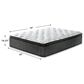 Ashley Ultra Luxury Plush Euro Top Queen Mattress, , large