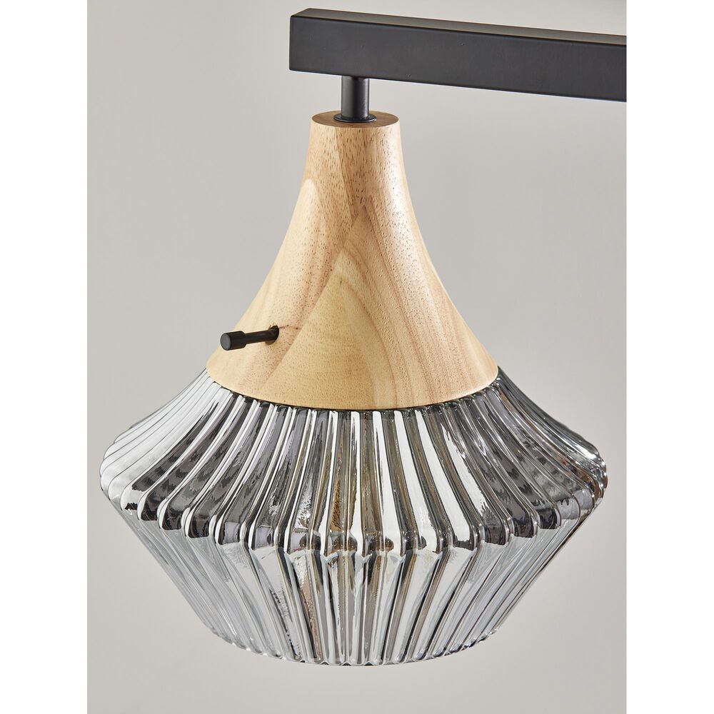 Adesso Elsie Table Lamp in Black and Natural, , large