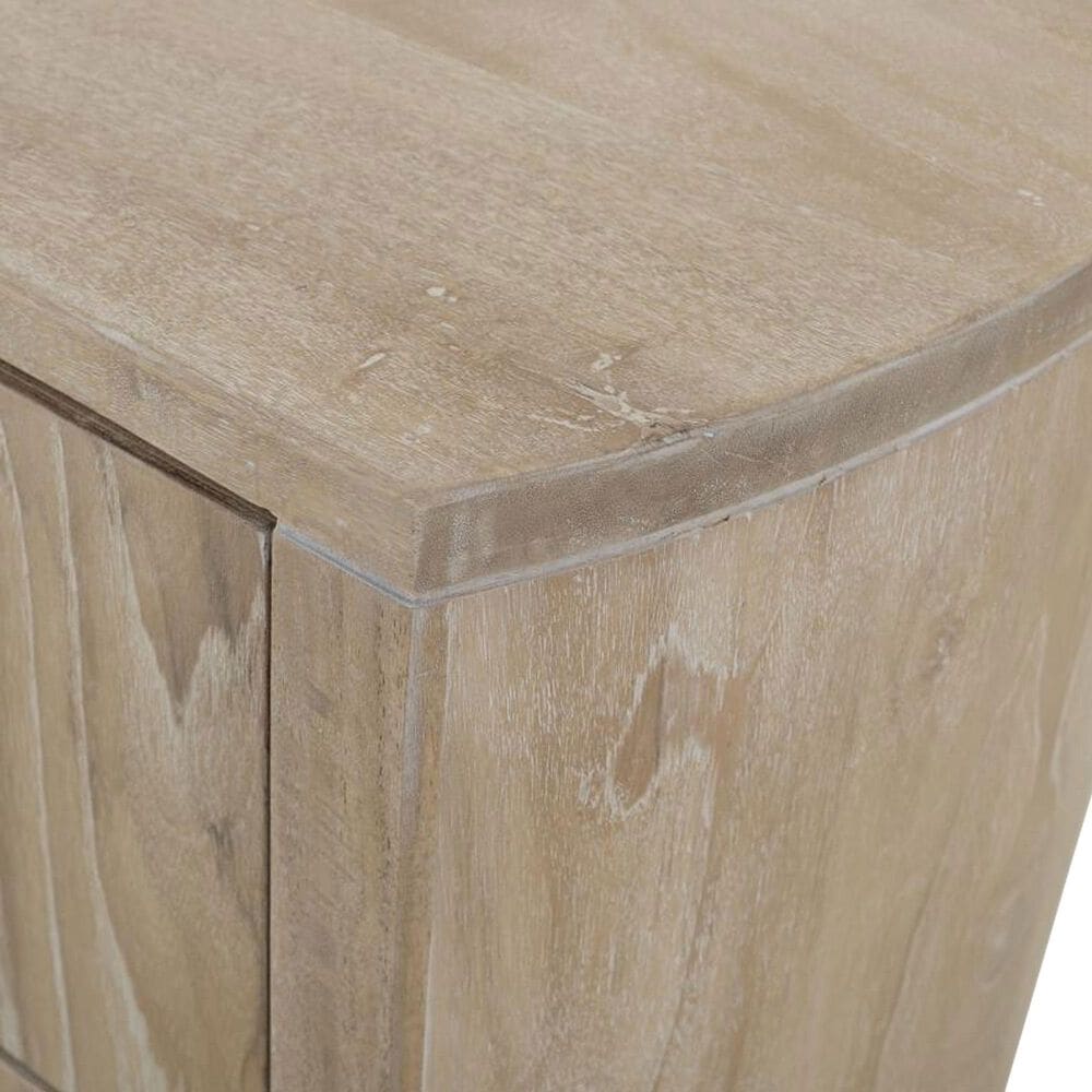 Fallridge Balam 2-Drawer Nightstand in White, , large