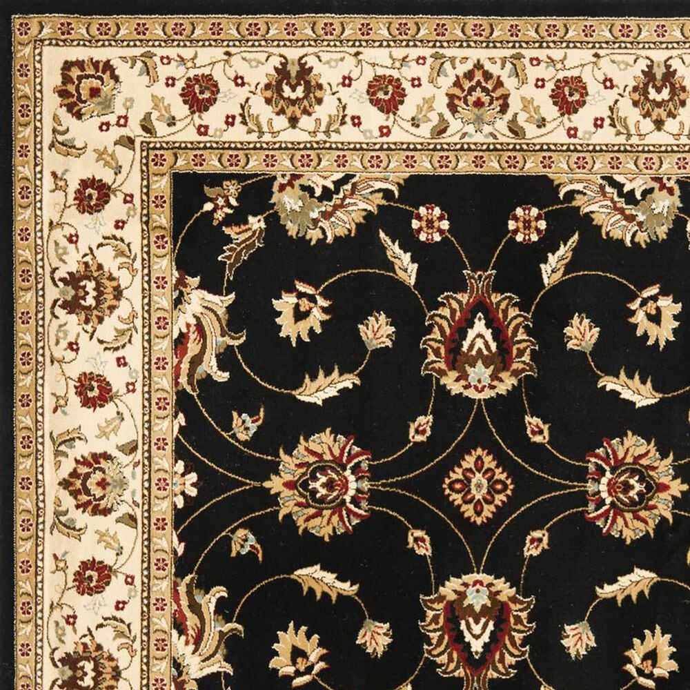 Safavieh Lyndhurst LNH553 2&#39;3&quot; x 12&#39; Black and Ivory Runner, , large