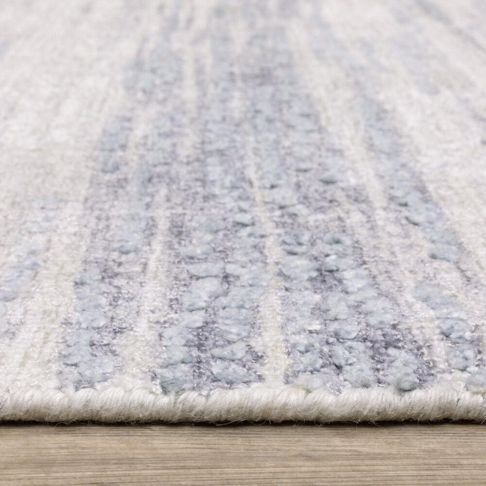 Oriental Weavers Clarke Ivory and Blue 10&#39; x 14&#39;Area Rug, , large