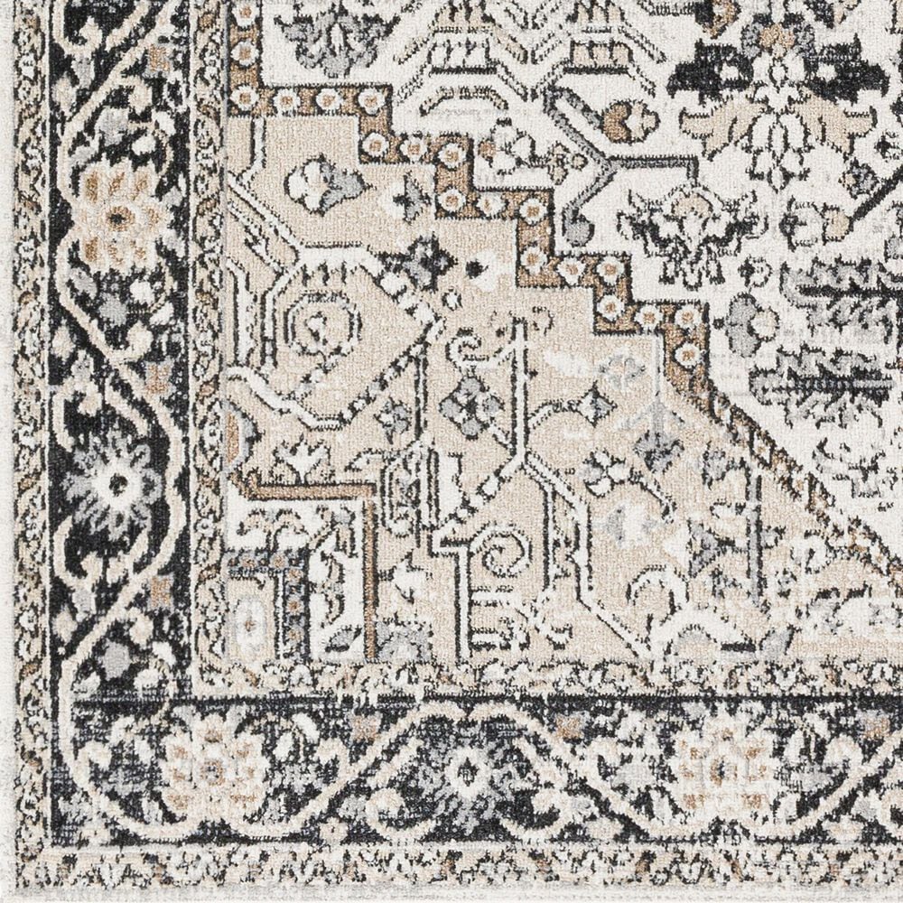 Surya Lavadora 7&#39;10&quot; x 10&#39; Black, Taupe, Light Beige and Gray Area Rug, , large