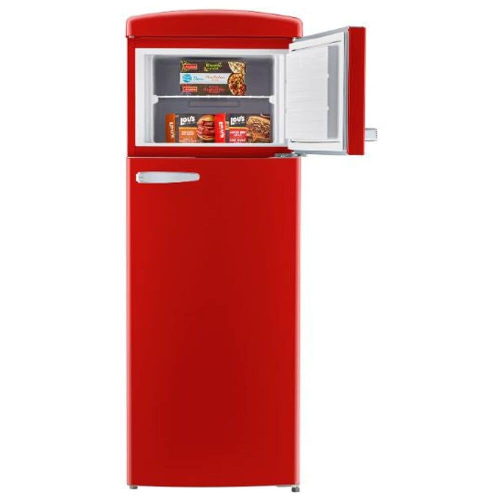Unique Appliances Classic Retro 7.5 Cu. Ft. Top Freezer Refrigerator in Candy Apple Red, , large