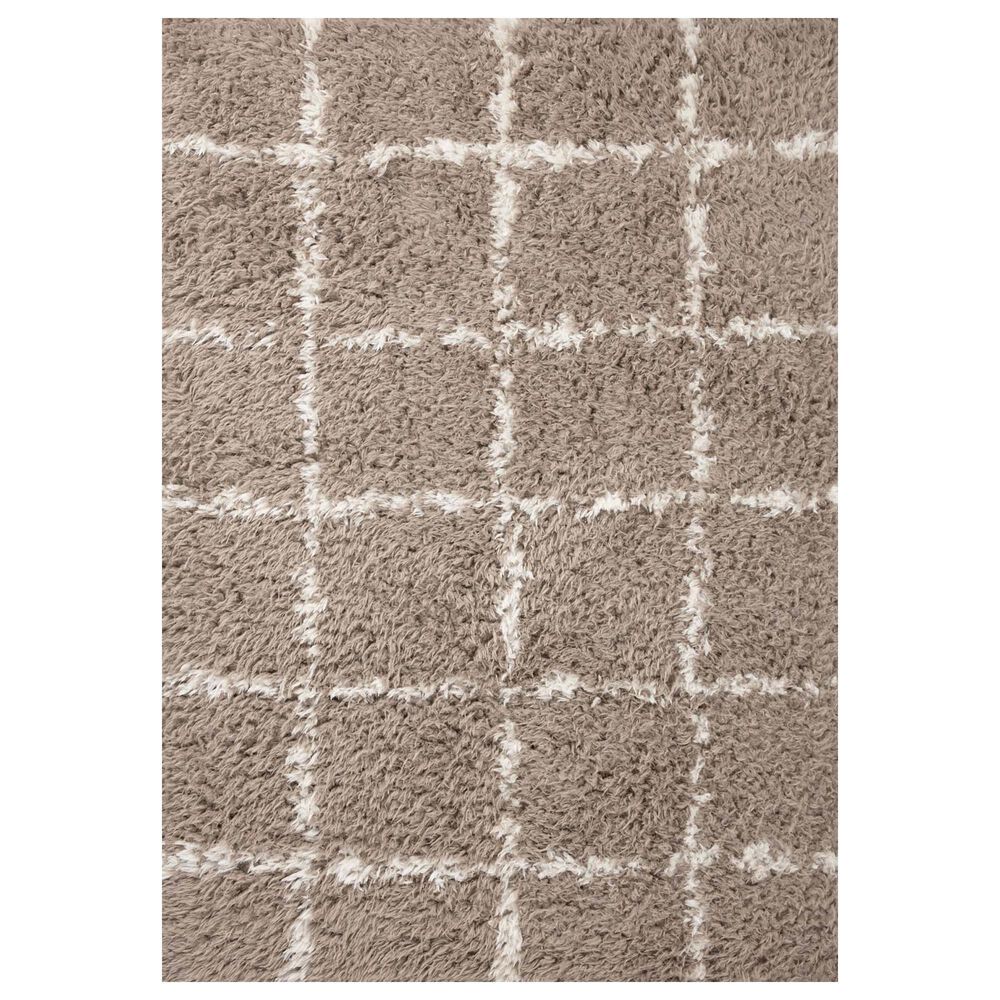 Angela Rose Amira 9"2" x 12"6" Khaki and Ivory Area Rug, , large